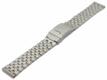 Uhrenarmband 18mm Titan massiv gebürstet mit Sicherheits-Faltschließe von EICHMÜLLER