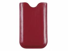 Exklusive Hülle für Handy & Smartphone z.B. iPhone 6/7 echt Anilin-Rindleder rot MADE IN GERMANY