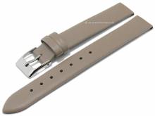 Uhrenarmband Meran 14mm taupe VEGAN aus Apfel-Fasern ohne Naht von BARINGTON (Schließenanstoß 14 mm)