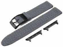 Watch strap Palma Pacific Smart 20mm grey synthetic textile including APPLE adapter 38/40/41 EULIT