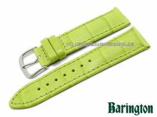 Uhrenarmband XS 18mm hellgrün Louisiana-Kroko-Prägung von BARINGTON (Schließenanstoß 16 mm)