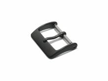 Dornschließe Standard (HeDS-2005) 18mm Edelstahl schwarz matt