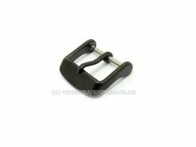 Dornschließe (HeDS-2019) Jasp 18mm Edelstahl schwarz massiv