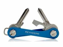 KEYKEEPA Schlüsselorganizer Aluminium blau - Made in Germany