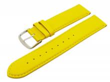 Uhrenarmband Classic Standard 16mm gelb glatte Oberfläche (Schließenanstoß 16 mm)