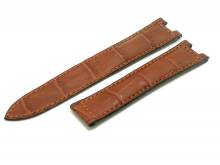 Well-crafted watch strap Versailles 20mm brown gen. alligator Pasha de Cartier RIOS (width of buckle 18 mm) - EU ONLY