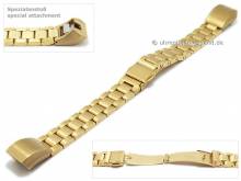 ABVERKAUF: Uhrenarmband Edelstahl goldfarben passend für FITBIT Alta HR 