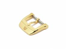 Dornschließe Original Maurice Lacroix Eliros 14mm goldfarben Edelstahl massiv poliert mit Logo