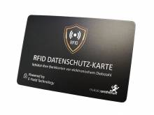 2er Set RFID NFC Blocker Karten SCHWARZ (Datenschutz) von MakakaOnTheRun