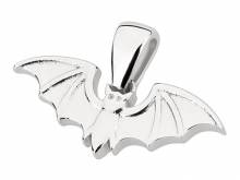 Schmuckanhänger/Halsschmuck Fledermaus Echt Silber 925/rhodiniert modisch tierisch (07 x 20 mm)