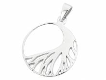 Schmuckanhänger/Halsschmuck Echt Silber 925/rhodiniert Baum-Motiv modisch elegant (22 mm)