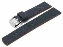Watch strap Origami 18mm dark blue from recycled paper VEGAN by MORELLATO (width of buckle 18 mm)