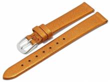 Meyhofer EASY-CLICK watch strap Washita 12mm orange metallic leather grained (width of buckle 10 mm)