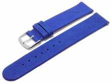 Meyhofer EASY-CLICK Uhrenarmband Zermatt 18mm königsblau Ziegen-Leder genarbt (Schließenanstoß 18 mm)