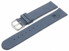 Meyhofer EASY-CLICK watch strap Zermatt - Motif Camel 22mm blue goat leather grained (width of buckle 22 mm)