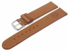 Meyhofer EASY-CLICK watch strap Zermatt - Motif Mountain 22mm light brown goat leather grained (width of buckle 22 mm)