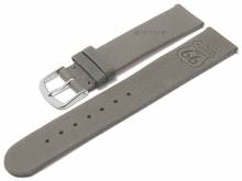 Meyhofer EASY-CLICK watch strap Zermatt - Motif Route 66 20mm grey goat leather grained (width of buckle 20 mm)