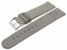 Meyhofer EASY-CLICK watch strap Zermatt - Motif Truck 22mm grey goat leather grained (width of buckle 22 mm)