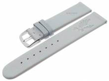 Meyhofer EASY-CLICK watch strap Zermatt - Motif Eagle 22mm light grey goat leather grained (width of buckle 22 mm)