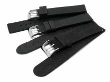 Schnellwechsel-Uhrenarmbänder 3er-Set VEGAN TRIO 18mm schwarz Silikon/Ananas/Kork Meyhofer EASY-CLICK