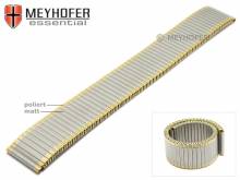 Watch band Hirado 16mm dual tone stainless steel expansion band partly polished by MEYHOFER