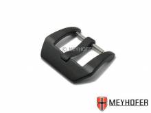 Breitdornschließe Barmbek 18mm schwarz Edelstahl (Curved-Style) fein gebürstet von MEYHOFER