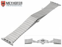 Watch strap Westmont 42mm stainless steel for APPLE Smartwatches by MEYHOFER