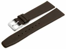 Uhrenarmband Steinfurt 16mm dunkelbraun Leder fein genarbt HANDMADE IN GERMANY von MEYHOFER (Schließenanstoß 14 mm)