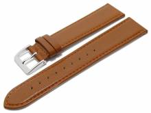 Uhrenband XS Korbach 18mm hellbraun Leder HANDMADE in GERMANY von Meyhofer optional mit Easy-Click (Schließe 16 mm)