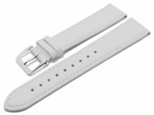 Uhrenband XS Korbach 18mm weiß Leder HANDMADE in GERMANY von Meyhofer optional mit Easy-Click (Schließe 16 mm)