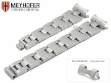 Watch strap Oakland 13mm stainless steel solid for Rolex brushed by MEYHOFER