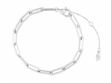 Schmuck-Armband 925er Silber rhodiniert Square von LEAF - Bandlänge ca. bis 20cm