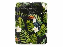 Geldbörse klein/Magic Coin Wallet aus Leder Toucan-Motiv mit RFID Schutz
