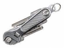 SALE: Schlüssel-Manager/Key-Organizer Schraubwerk Metall silberfarben poliert von SCHLÜSSELWERK