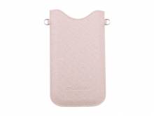 Exklusive Hülle Ohlala für Handy & Smartphone z.B. iPhone Textil Glitter ros für 5,2