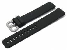 Uhrenarmband schwarz Silikon passend für FITBIT Charge 3 Tracker