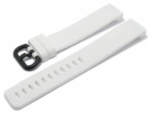 Uhrenarmband weiß Silikon passend für FITBIT Charge 3 Tracker