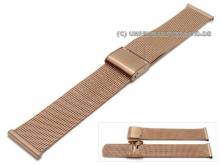 Watch strap 24mm ros golden mesh fine structure