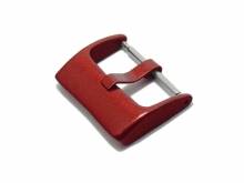 Breitdornschließe 18mm rot Edelstahl poliert (PlBd00001)