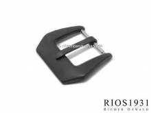 Breitdornschließe Canada (RiBD-1131) 24mm schwarz Edelstahl matt PAN-Style