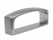 Ersatz-Gürtelschlaufe Metall silberfarben passend für Gürtelbreite 40mm