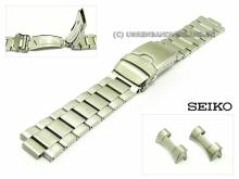 Replacement watch strap SEIKO 22mm stainless steel solid with curved ends SNZF11K1 etc.