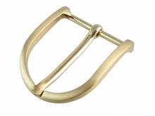 Gürtel-Dornschließe Metall goldfarben matt passend für Gürtelbreite 25 mm