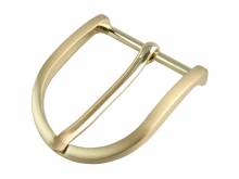 Gürtel-Dornschließe Metall goldfarben matt passend für Gürtelbreite 30 mm