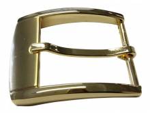 Gürtel-Dornschließe Metall goldfarben passend für Gürtelbreite 35 mm