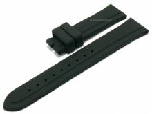 Uhrenarmband 20mm schwarz Silikon sportiver Look passend für TUDOR Black Bay, Glamour Date+Day u.a. Uhren