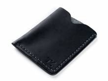 Kartenetui Simple echt Leder schwarz MADE IN EUROPE von Tzevelion