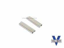 1 pair watch strap lugs 22mm stainless steel satined for SES-Band by Vollmer