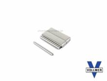 2 pcs set individual link 20mm stainless steel satined for SES-Band by Vollmer