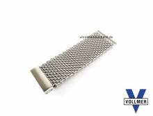 Band component 22mm stainless steel mesh long silver for SES-Band by Vollmer